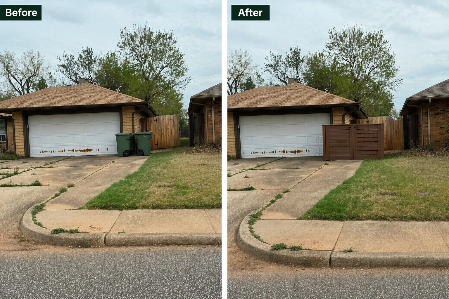 Before and after transformation 2