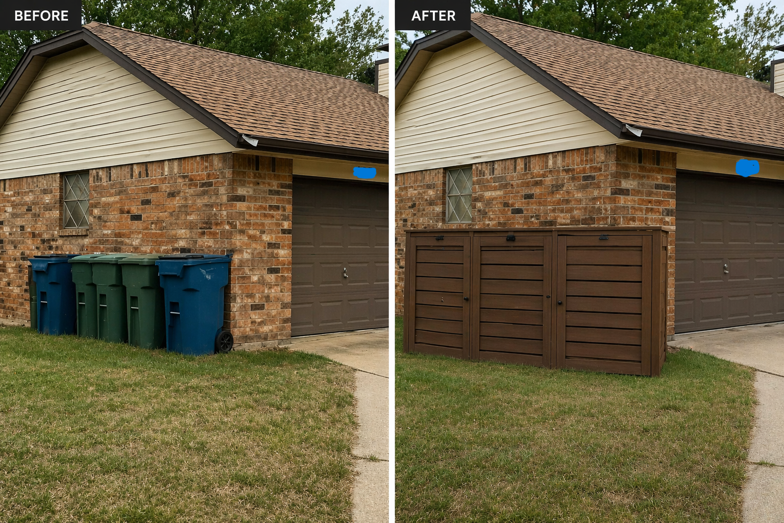 Before and after transformation 3